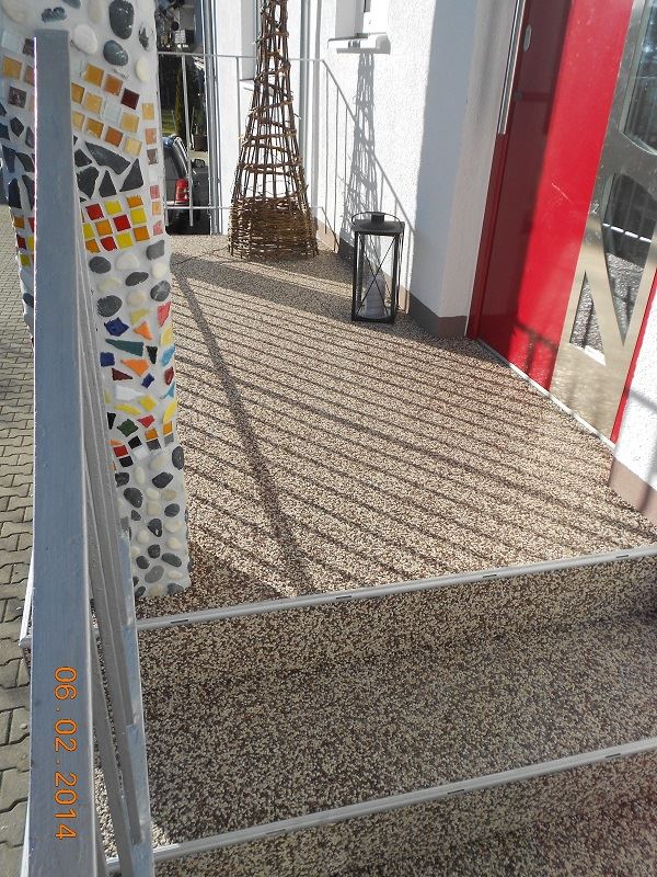 Aus Alt mach Neu – Treppensanierung mit Steinteppich