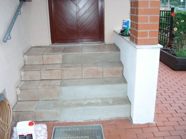 Steinteppich Außentreppe