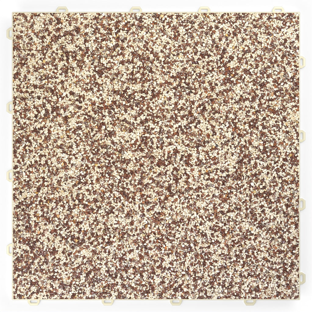 RENOfloor Steinteppich Farbe Marmor Latte Macchiato