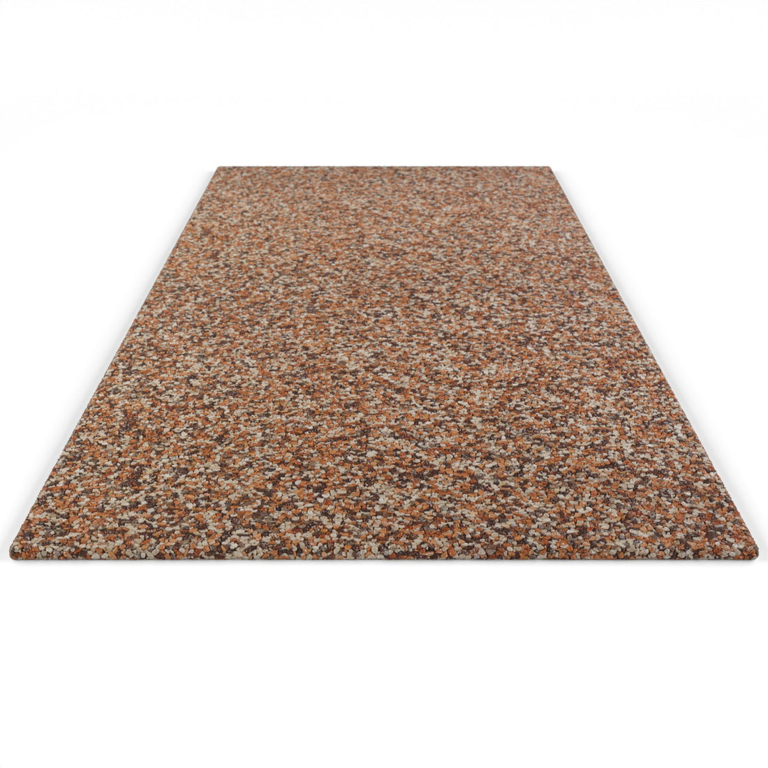 Steinteppich Stufenelement für die Treppe Marmor Cappuccino mit den Maßen 100 cm x 50 cm. Die Stellstufe hat einen hellroten Farbton.