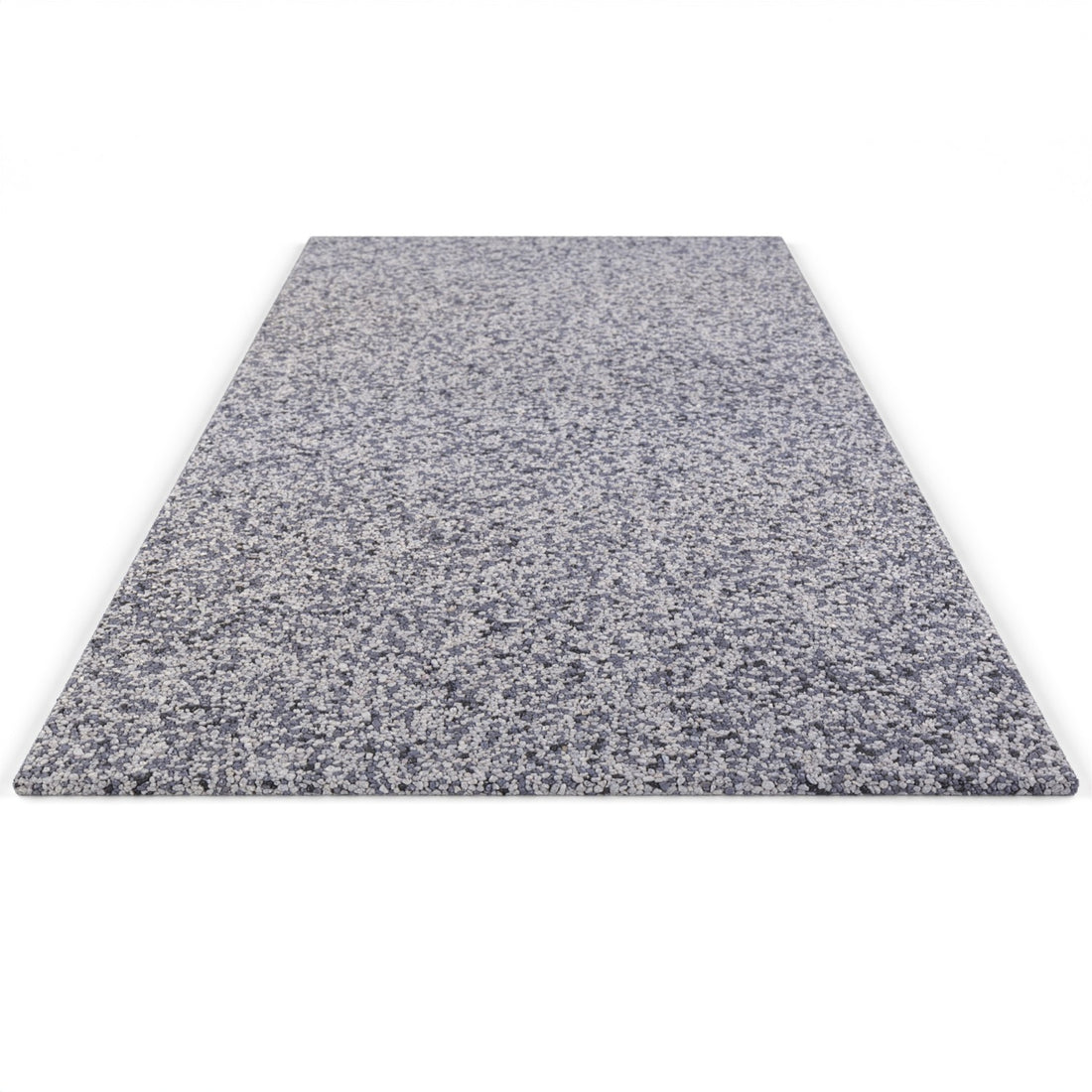 Steinteppich Stufenelement für die Treppe Quarz "Silber" mit den Maßen 100 cm x 50 cm. Die Stellstufe hat einen silber-weißen Farbton.