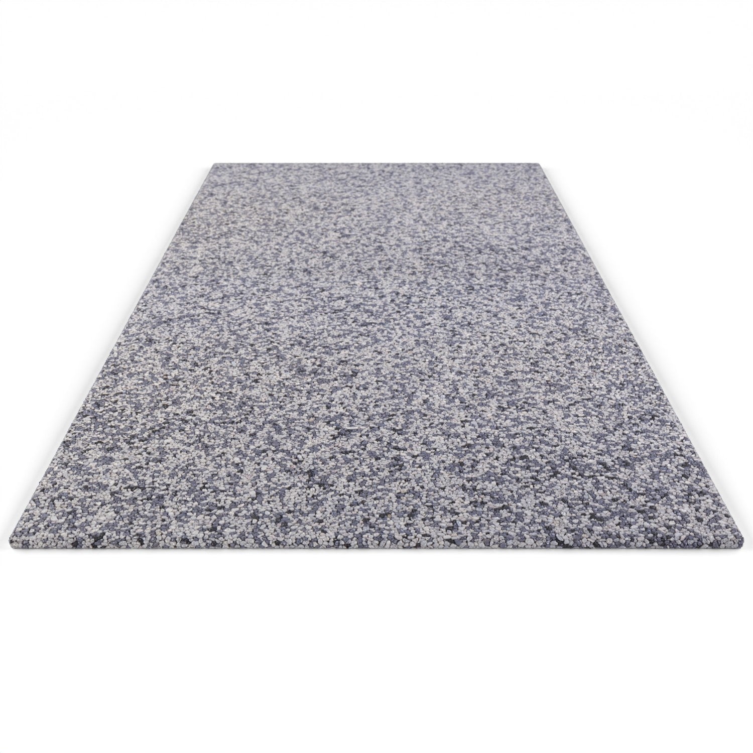 Steinteppich Stufenelement für die Treppe Quarz "Silber" mit den Maßen 100 cm x 50 cm. Die Stellstufe hat einen silber-weißen Farbton.