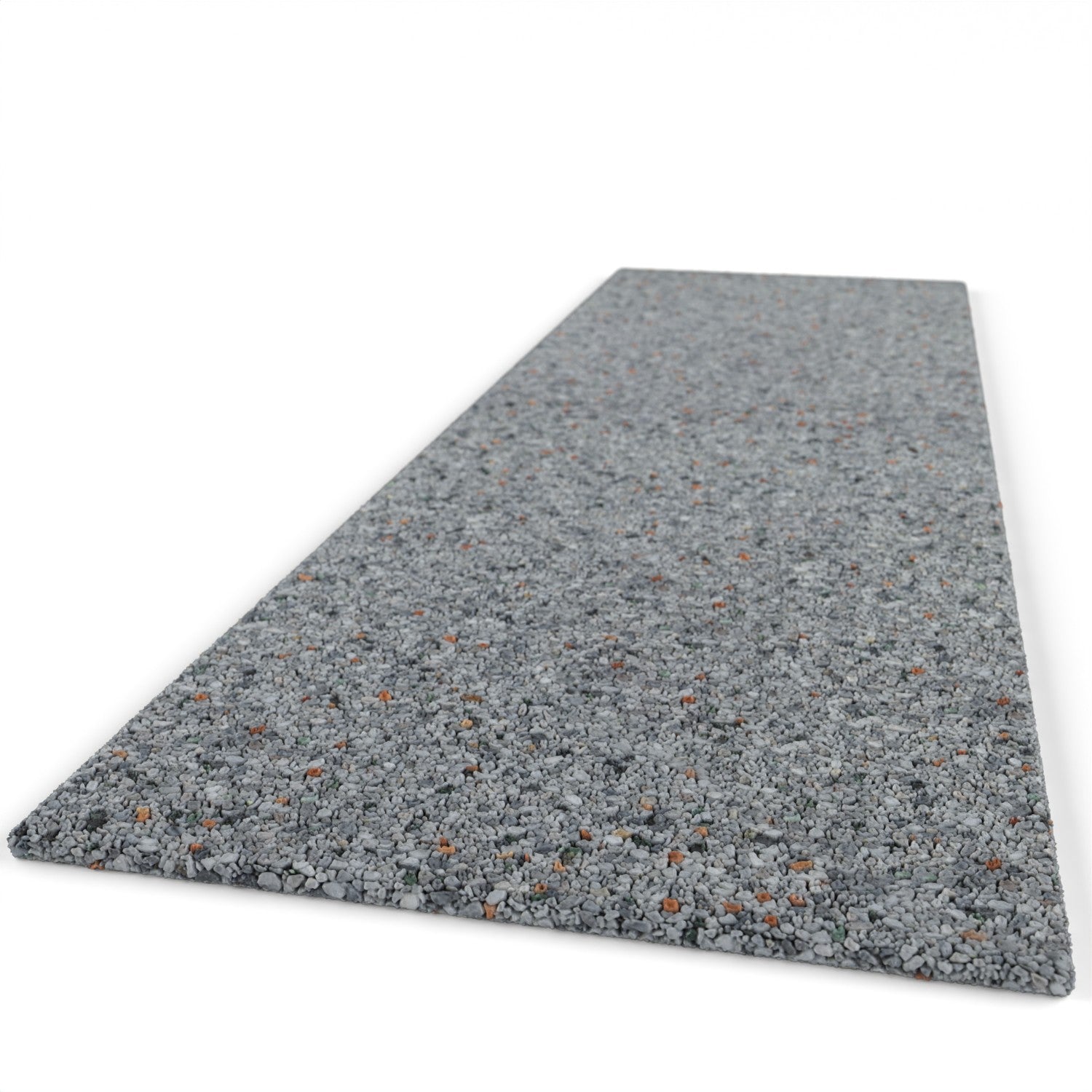 Steinteppich Trittstufe Marmor Bodensee für die Treppe mit den Maßen 100 cm x 30 cm. Die Trittstufe hat einen hellgrauen Farbton.