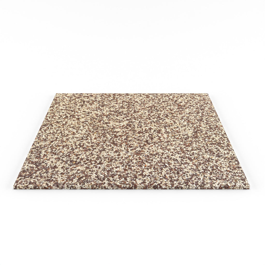 Modul Fertigelement Steinteppich 50×50 — Latte Macchiato (perspektivisch)