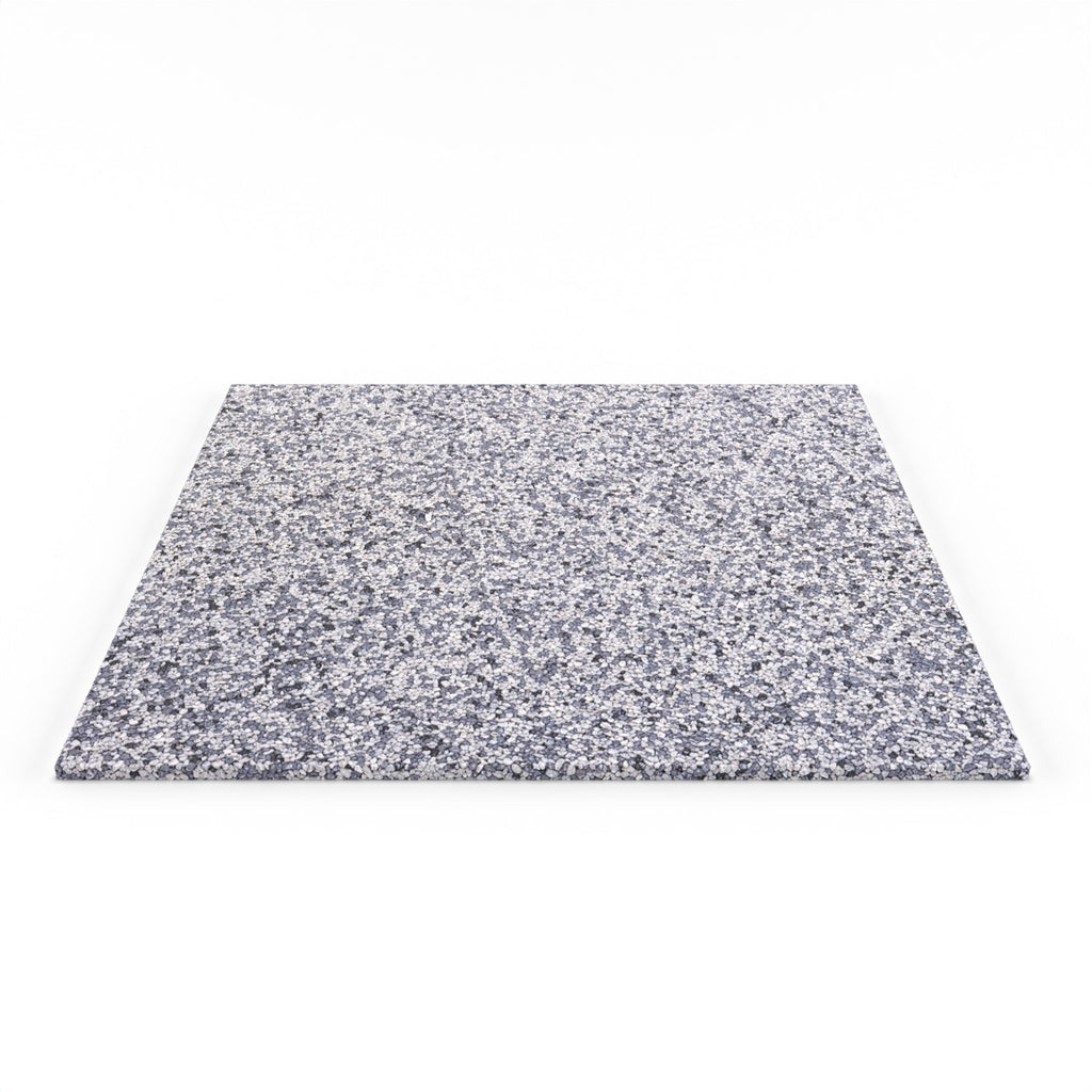 Modul Fertigelement Steinteppich 50×50 — Silber (perspektivisch)