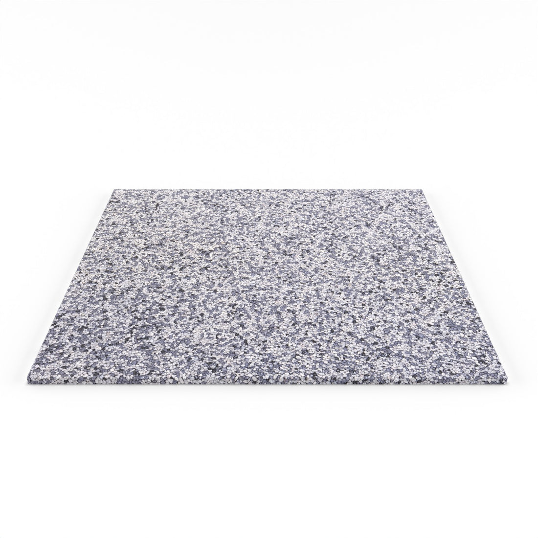 Modul Fertigelement Steinteppich 50×50 — Silber (perspektivisch)