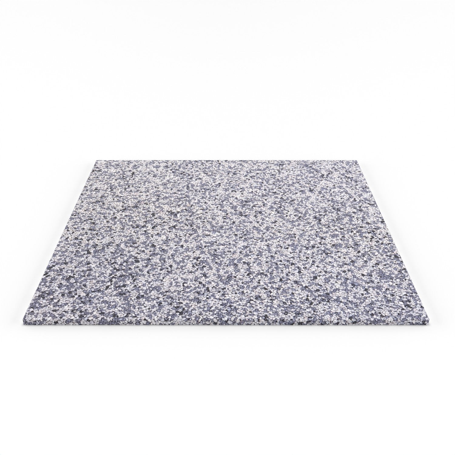 Modul Fertigelement Steinteppich 50×50 — Silber (perspektivisch)