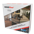 RENOfloor Musterbox Steinteppich – Verpackung mit 9 Farbmustern