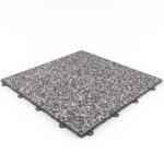 Klick Steinteppich im Format 500 x 500 x 11 mm in der Farbe Marmor Fjord