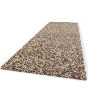 Steinteppich Trittstufe Marmor Latte Macchiato für die Treppe mit den Maßen 100 cm x 30 cm. Die Trittstufe hat einen rot-beigen Farbton.