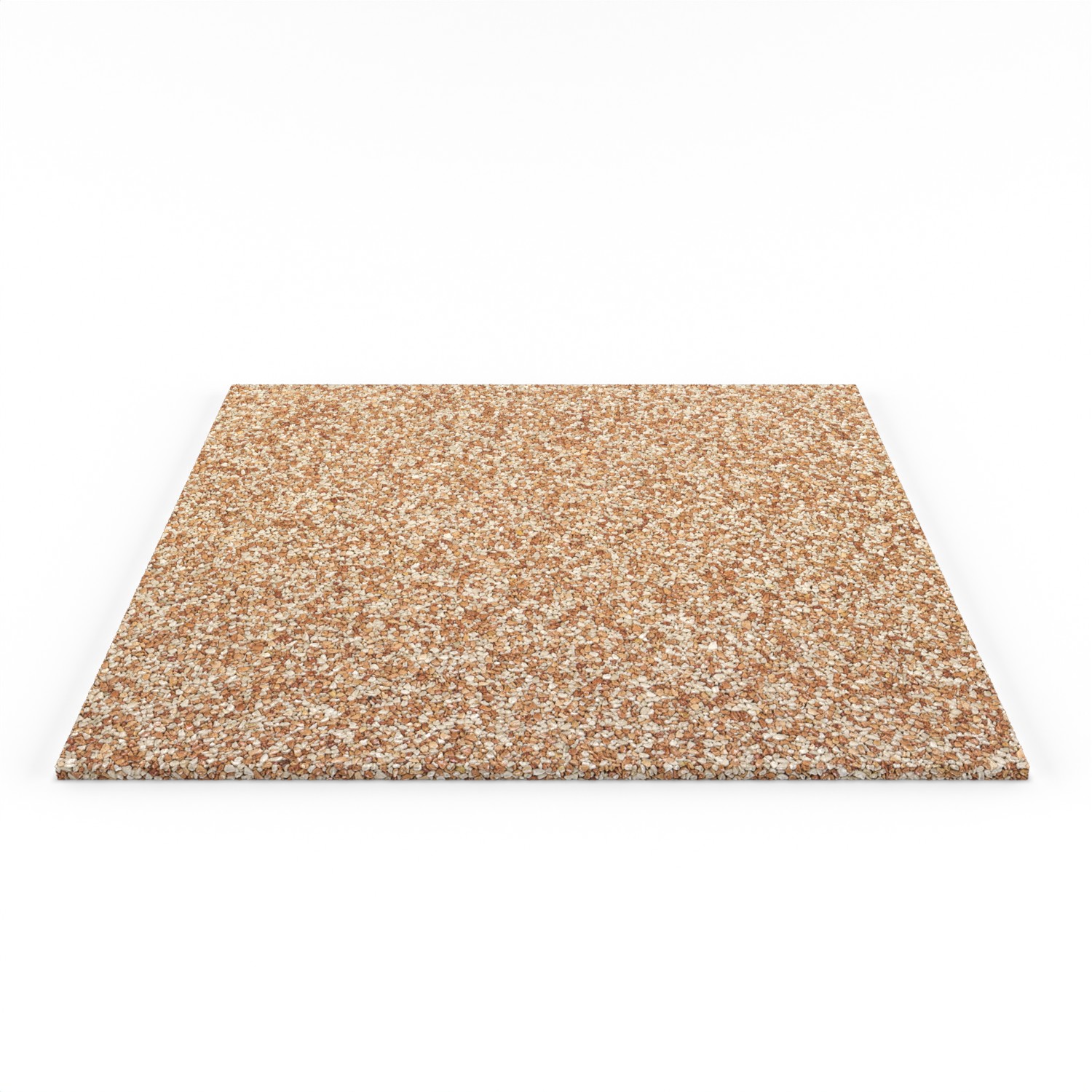 Steinteppich Fliese Marmor New Classic mit den Maßen 50 cm x 50 cm x 11 mm. Der Steinteppich hat einen orange-beigen Farbton. Die Steinteppich Fliese sieht man in der frontalen Ansicht.